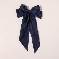 Pinza Para El Cabello De Estilo Coreano Para Mujeres Roja Con Lazo Y Abanico De Cinta Larga Accesorios De Cabello De Tela Cute/románticos - details 9