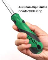 LAOA 1pc Destornillador De Cabeza Sférica Y Plana Con Magnetismo De Acero De Aleación S2 58HRC Mango Antideslizante Destornillador Magnético Para Herramientas De Reparación - details 10