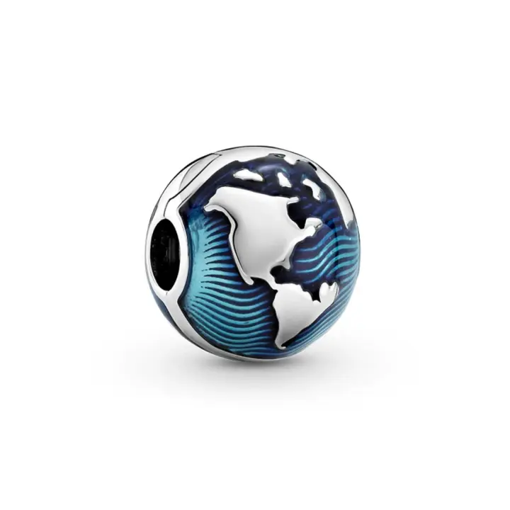 Blue Earth Clip con cuentas, exquisitos accesorios de joyería, regalo de cumpleaños 520, 1, talla única - 1
