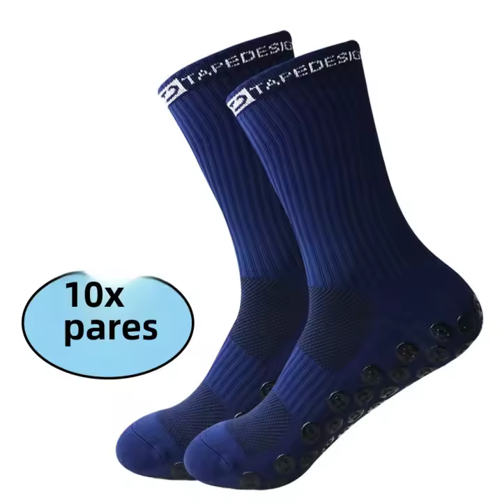 10 Pares De Calcetines Deportivos Para Exterior Antideslizantes Transpirables De Media Pantorrilla Para Fútbol Y Baloncesto Entrenamiento Unisex - 1