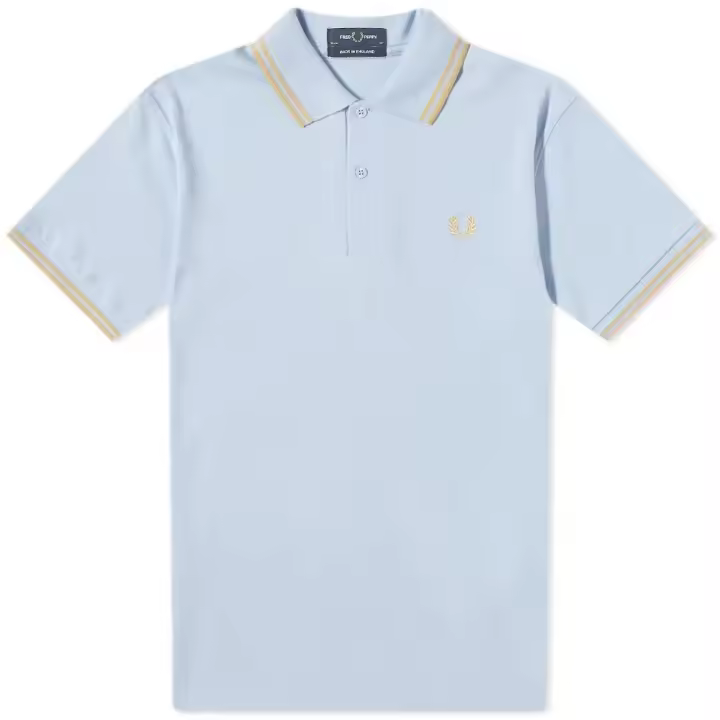 Fred Perry Reissues Original Twin Tipped Polo Lido Blue - 1