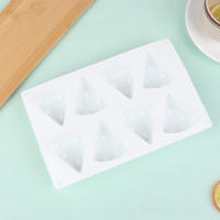 Molde De Silicona En Forma De Queso Con 8 Cavity Para Pastelería Herramienta De Cocina Antideslizante Para Hornear Y Postres - details 4