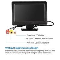 Monitor De Retrovisores Para Coche Con Cámara De Visión Trasera Kit De Cámara De Apertura Sistema De Pantalla De Estacionamiento Cámara Retrovisora - details 6