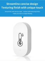 Sensor Inteligente De Temperatura Y Humedad ZigBee Tuya Para Interior Controlado Por Alexa Y Google Home Batería Incluida - details 1