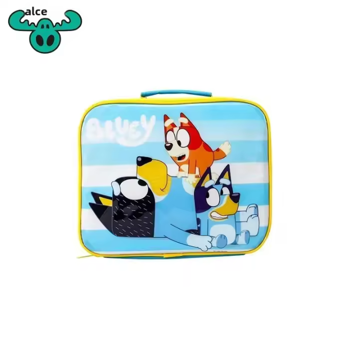 Mochila De Peluche Azul Bluey Para Niños Bolsa Escolar De Tela Oxford Sencilla Con Bolsillo Educación Temprana Regalo De Navidad Para Niños - 1