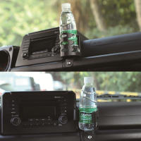 Soporte De Taza Para Teléfono Para Suzuki Jimny JB64 JB74W 2019-2022 Montaje En Vehículo Multifuncional Soporte De Bebida Negro Ligero Y Resistente Al Rusticismo - details 3