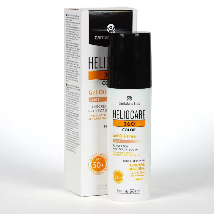 Heliocare 360º Gel Oil-Free Beige Protector Solar SPF50+ 50ml - 1