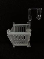 Decora Tu Acuario Con Nuevos Acrílicos Pequeños Cristales Potente Cilindro De Alimento Para Peces Transparente 6.7x4.5x7cm - details 11