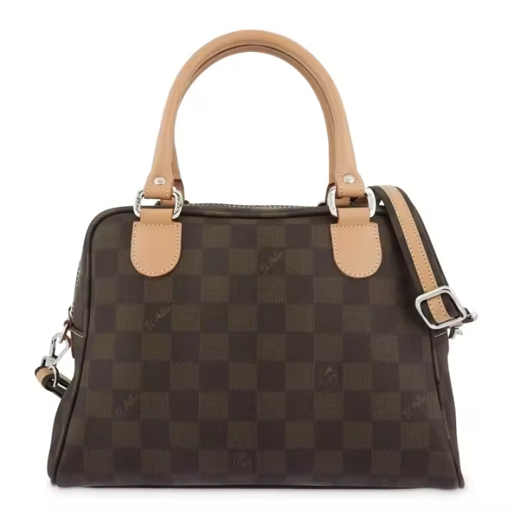 EL POTRO: BOLSO LONA/PIEL 2 ASAS 562-CHESS-MARRON CARPER - 1