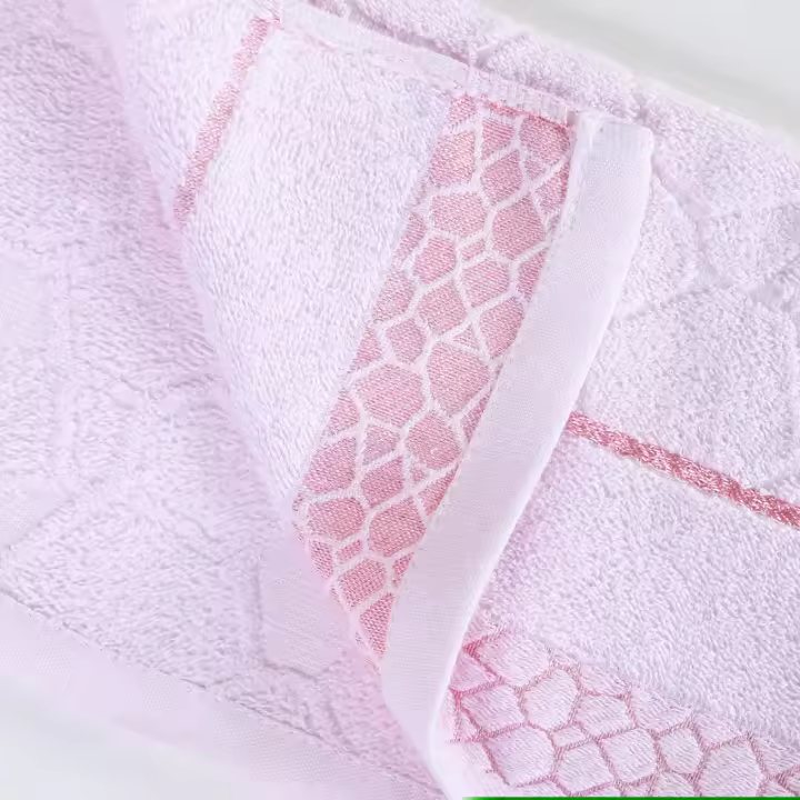 Toalla De Rostro Y Manos De Algodón 100% Absorbente Y Suave 34*75cm Colores Rosa Para Niños Y Adultos Para El Baño Y El Hotel - 1