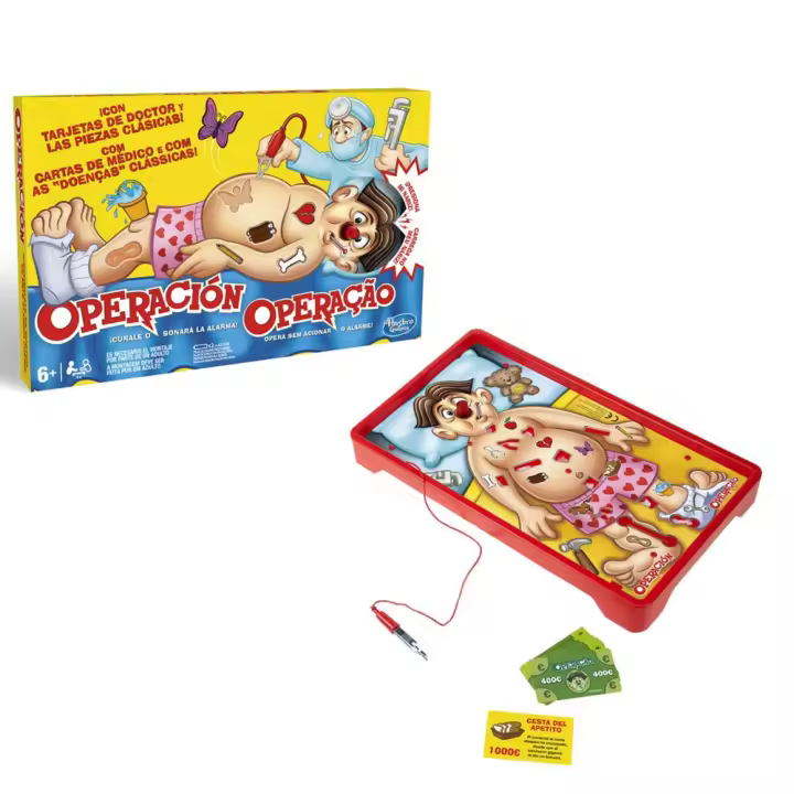 Juego Operacion ¡curale o sonara la alarma! (Hasbro B2176B09) - 1