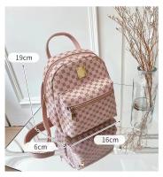 Mochila Clásica Para Mujer Moda Escuela Bolsas Diarias De Compras Mochilas Versátiles Impresionadas Material PU Y Nylon - details 4