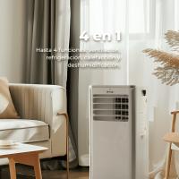 EVVO Aire Acondicionado Portátil Frío y Calor, Clase A, 9.000 BTU, Control Remoto, Temporizador, 4 en 1,Deshumidificador - details 0