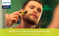 Philips OneBlade Pro Afeitadora de Barba y Corporal, 1x cuchilla 360 para la cara; 1x cuchilla 360 para el cuerpo; Protector de piel; Peine corporal (3 mm) Pantalla LED; Soporte de carga; Estuche de viaje y Cable de Carge USB-A. (QP6652/61) - details 0