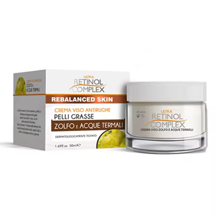 Facial antiarrugas para Pieles grasas enriquecida con Azufrén y Aguas Termes piel reequilibrada Ultra Retinol Complex - 1