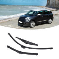 Limpia Parabrisas Delantero Y Trasero En Caucho Suave Para Fiat 500 500C 500L 2009-2023 Limpia Lluvia Accesorios De Coche - details 0
