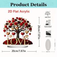 Adornos De Letras Para Día De San Valentín "AMOR" Decoración Para El Hogar Y Bares Regalo De Artesanía Para El Escritorio Decoración De Fiesta Proporciones De Imagen - details 11