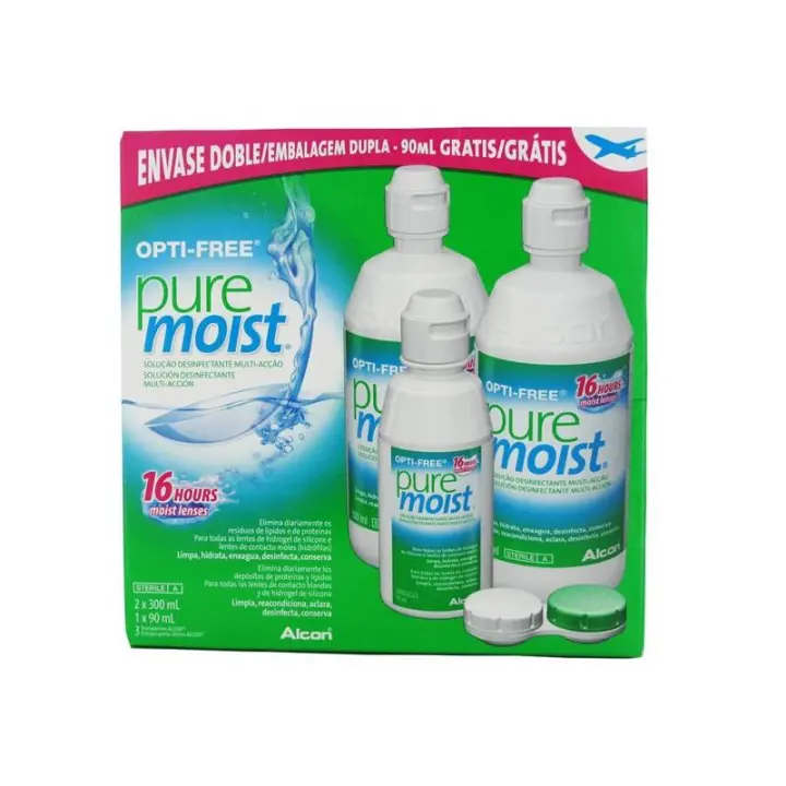 Optifree Puremoist Pack Promo (2 x 300ml + 1 x 90ml) de Alcon - 1