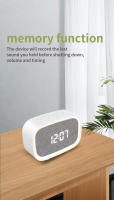 Nueva máquina de sonido para dormir, reloj despertador inalámbrico con Bluetooth y luz blanca. - details 4