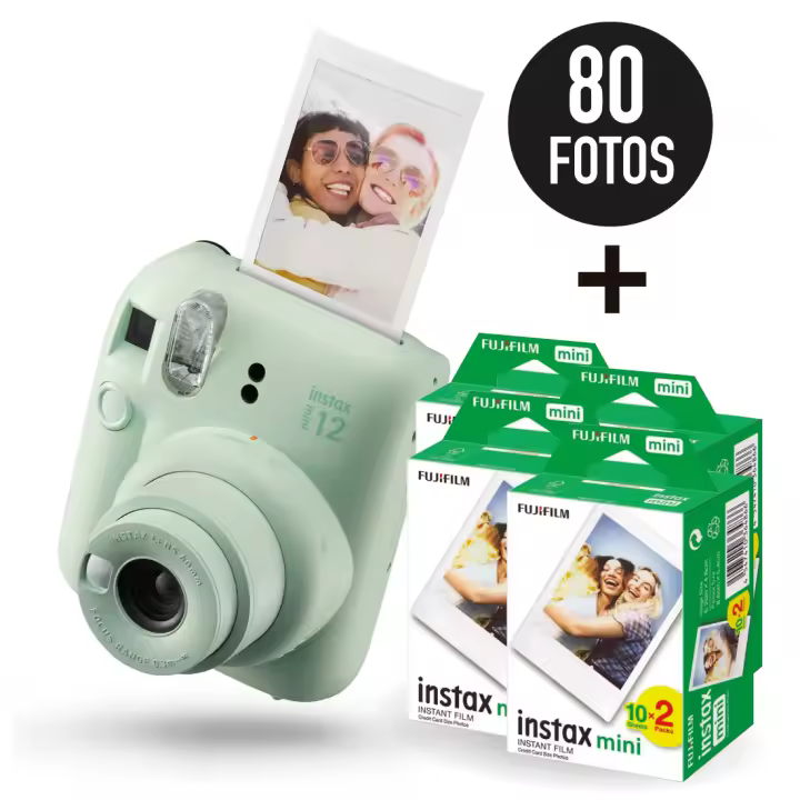 INSTAX. Pack Cámara instantánea Instax mini 12 con 80 fotos - 1