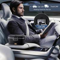 Fiambrera eléctrica con calefacción, 75 W, desmontable, de acero inoxidable, 1,8 L, 12 V/24 V/220 V, fiambrera para coche/camión/oficina, bolsa aislada - details 4