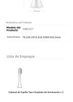 Cabezas De Cepillo De Dientes Eléctricos Mijia T501/T501C 2/4 PCS Blanco Brillante Cuidado Completo Reemplazo Para Dientes Para Adultos - details 10