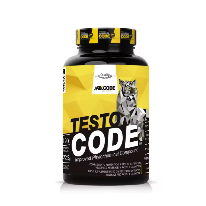 TESTOCODE de MTX 120 caps / 842mg Complemento alimenticio a base de extractos vegetales y L-Acetil-Carnitine. - 1
