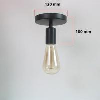 Lámpara De Techo Retro De Hierro Para Pasillo Entrada Iluminación Interior Decorativa Fijación Sencilla E27 Fuente De Alimentación AC 220 V Estilo Vintage - details 1
