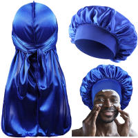 Pañuelo De Cabeza Largo Para Hombres Y Mujeres 2/3PCS Durag De Seda Tapabocas De Noche Estilo Pirata Bufanda De Sueño Unisex Bandana Turbante Hijab Multifuncional Para Todas Las Estaciones - details 19
