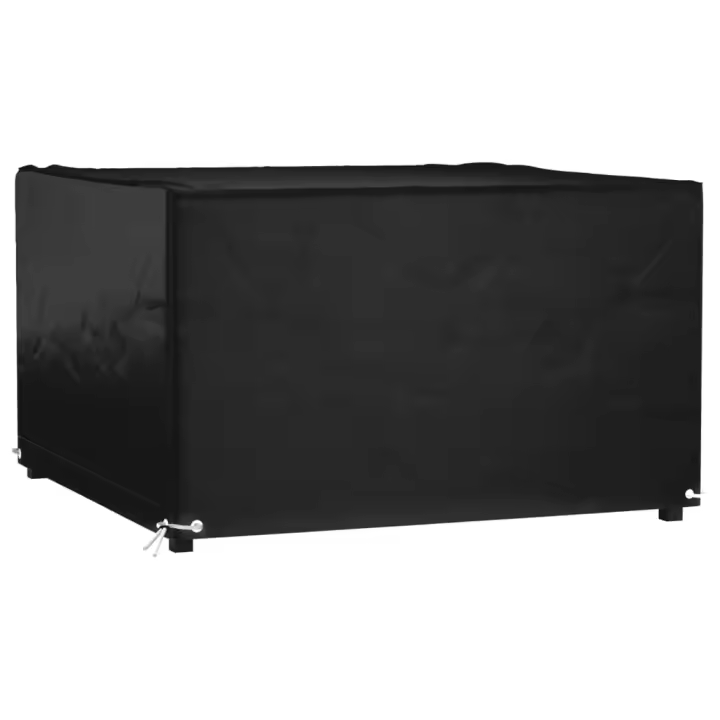 vidaXL Funda para muebles de jardín 8 ojales en dimensiones 125x125x75 cm/132x132x80 cm/125x55x75 cm y más | almacenamiento funcional diseño moderno para baño dormitorio sala - 1