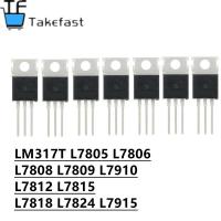Nuevo Set De 10 Piezas LM317T L7805 L7806 L7808 L7809 L7910 L7812 L7815 L7818 L7824 IC Chipset TO-220 L7805CV Regulador De Voltaje Para Computadora Y Arduino STM - details 0