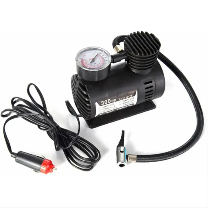 Mini Bomba de Aire Eléctrica Portátil 300psi para Motocicletas, Baloncestos, Girasoles - 1
