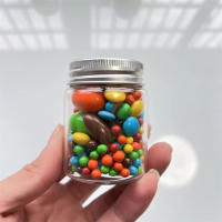 6 Pcs Botellas De Vidrio Pequeñas Con Tapa De Tornillo Plata 60ml Jars Vacíos Transparentes Para DIY Y Artesanía 33x47x60mm - details 6