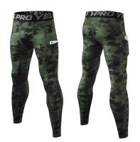 Mallas de compresión para hombre, medias deportivas secas y frescas para correr, pantalones de ciclismo con parte inferior de capa Base para entrenamiento, entrenamiento atlético, gimnasio - details 17