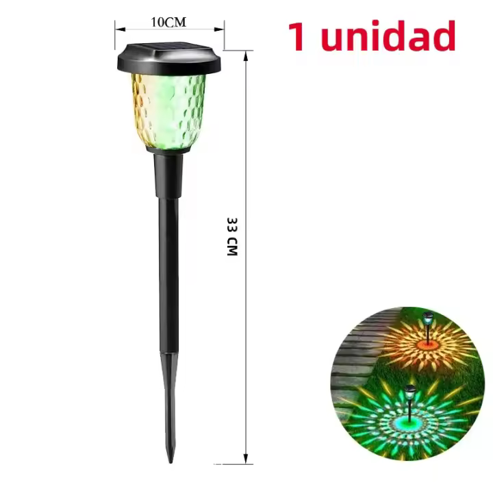 Nuevas Luces De Navidad Solares Pequeñas Estelares Dinámicas Impermeables Para Jardín Decoración Patio Luz De Pared Autónoma Ecológica - 1