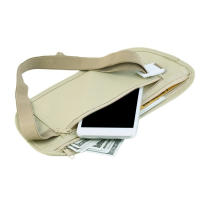 Bolsa De Cintura Invisible Para Viaje Seguridad Monedero Bolsa De Dinero Bolsa De Pecho Material Polyester Unisex Estilo Moda - details 4