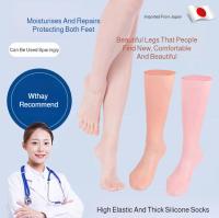 1 Pares De Calcetines De Silicona Suave De Cintura Alta Antifugas Para Playa Zapatillas De Natación Y Diving Sumergibles Para Mujer - details 1