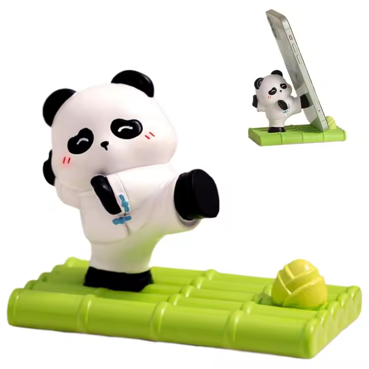 Soporte del teléfono de la panda, soporte del teléfono del esritorio de la novedad, decoración del escretorio del teléfono móvil, soporte creativo del teléfono de la panda - 1