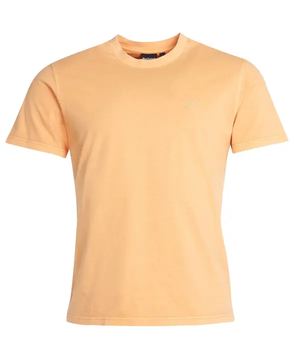 Camiseta Barbour Garment Dyed Coral Sands MTS0994CO12 con Bordado y Escudo - 1