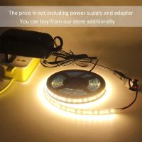Tira De Luz LED 12V 24V SMD 2835 6000K 3000K Calor 5M 10M Flex Tape Luz 120LEDs/M 240LEDs/M 8mm 10mm PCB Para Habitación - details 11