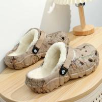 Zapatillas De Invierno Para Hombre Confortables Y Cálidas De Peluche Suave Zapatos De Casa EVA Sandalias Casuales Exteriores Clogs De Tela De Algodón - details 5