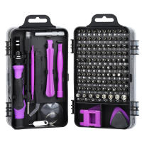 Juego De 115 Piezas De Destornilladores Magnéticos De Precisión Multiusos Herramientas Para Reparación De Computadoras Y Teléfonos Caja De Herramientas De Mano Con Mango Tipo De Cabeza De Tornillo: TORX HEX Square Socket Pozidriv Y-Type 5-Point Spanner - details 3