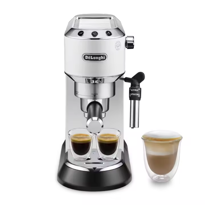 Delonghi - Dedica Cafetera Espresso Italiana. Máquina de café gourmet en casa. 15 bares de presión, capacidad 1,1L, 1300W. Modelo EC685 - 1
