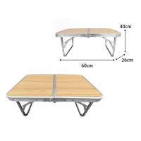 Mesa plegable 60*26*40cm mesa multifuncional con asa de transporte y estuche de viaje tambien ideal para usar sobrecama - details 6