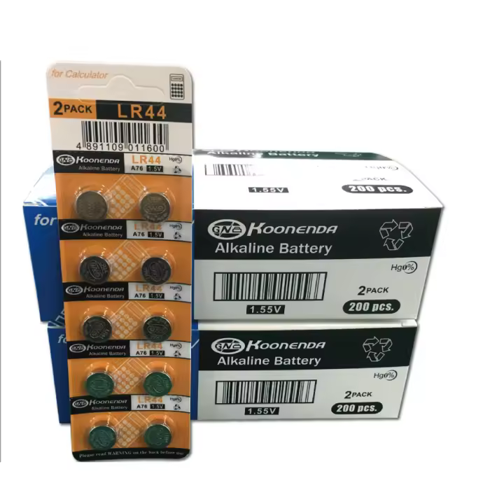 10x Pilas BOTON LR44 AG13 GP76A L1154 A76 V13GA - 1