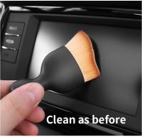 2 Pcs Cepillo Suave Para Limpieza De Interior De Coche Herramienta De Limpieza Para Teclado Y Espacios Estrechos - details 5