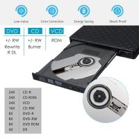 ROUHONG USB3.0 Externo Lector Y Grabador De DVD RW CD Para Portátil PC Compatible Con DVD- RAM Velocidad Máxima De Grabación 24x - details 1