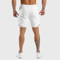 Shorts De Entrenamiento Para Hombre GITF Shorts De Correr Fitness Gym Basketbal Negro Pantalones De Sudor Con Estampado De Deporte - details 7