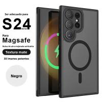 Funda De Lujo Mate Para Samsung Galaxy S25 S24 S23 Ultra S25 plus S24 FE Protectora Antichoque Con Carga Inalámbrica Magsafe - details 6
