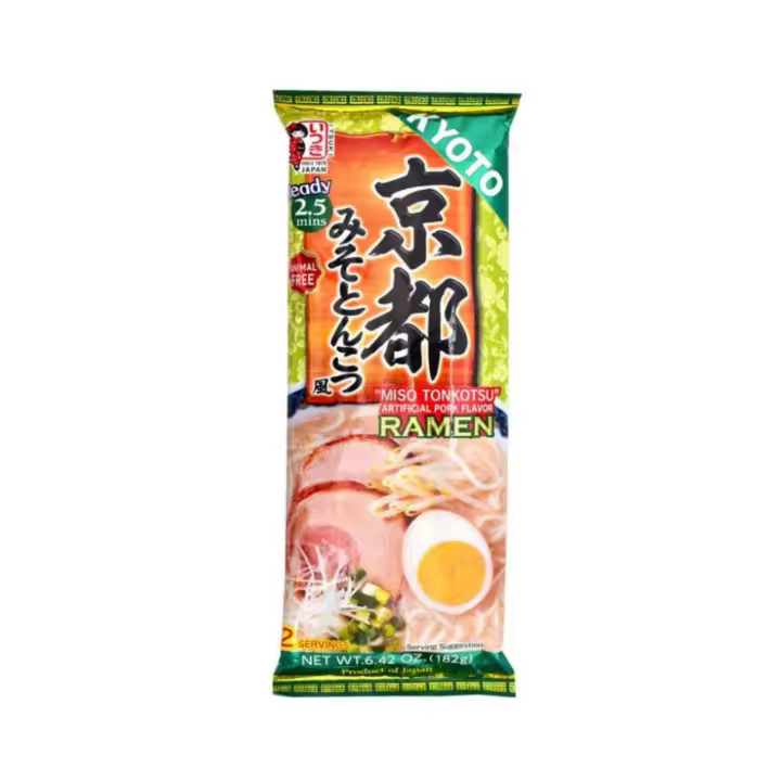 Ramen Instantáneos Kyoto tonkotsu miso ramen (ITSUKI) 182g 2 racionesAuténtico sabor Japonés - 1
